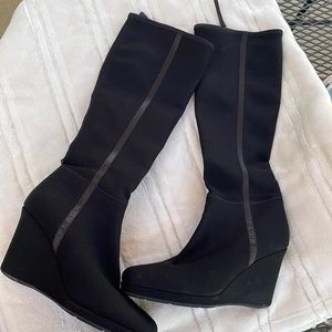 Prada  wedge boots gently worn …